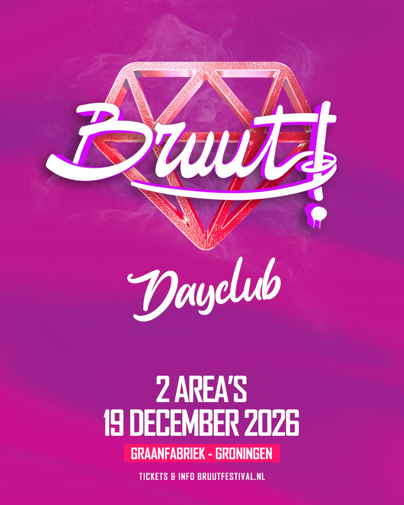 BRUUT! Dayclub - [2 area's] at Graanfabriek, Groningen